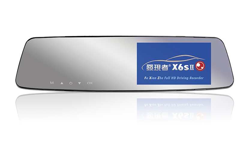 【發現者】X6sⅡ超薄後視鏡型*升級版 (單鏡頭/雙鏡頭)贈32G記憶卡