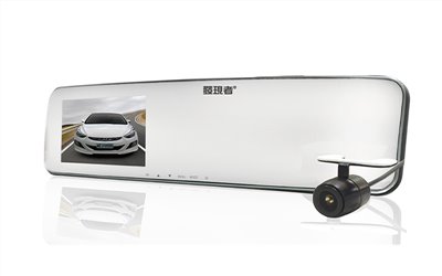 【發現者】X8D曲面鏡前後雙鏡頭行車記錄器