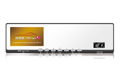 【發現者】V331super曲面鏡 前後雙鏡頭行車記錄+GPS測速器